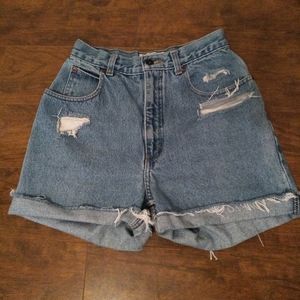 Vintage High-Rise Jeanshorts